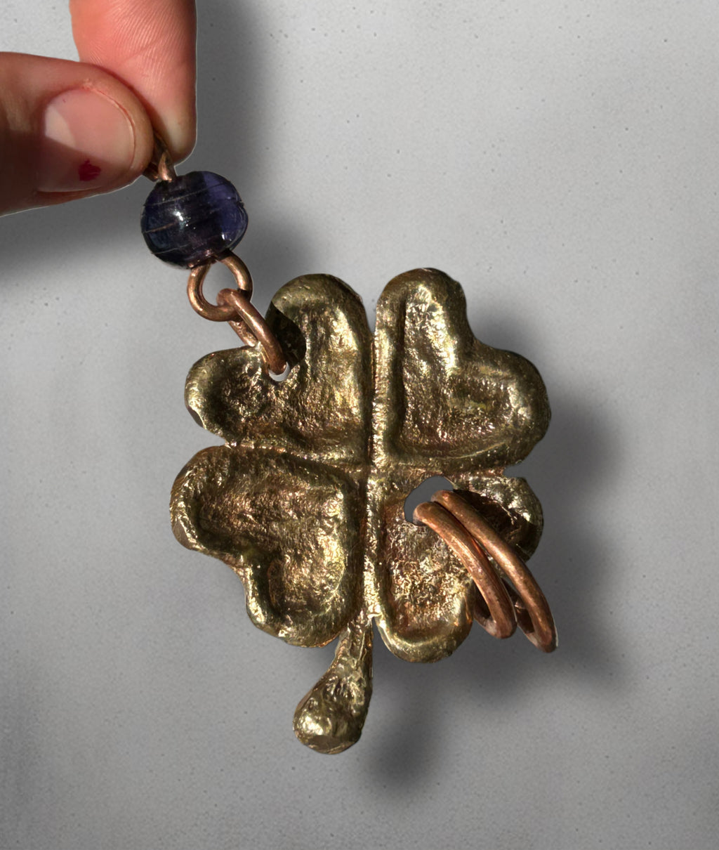 The LUCKY charm in bronze
