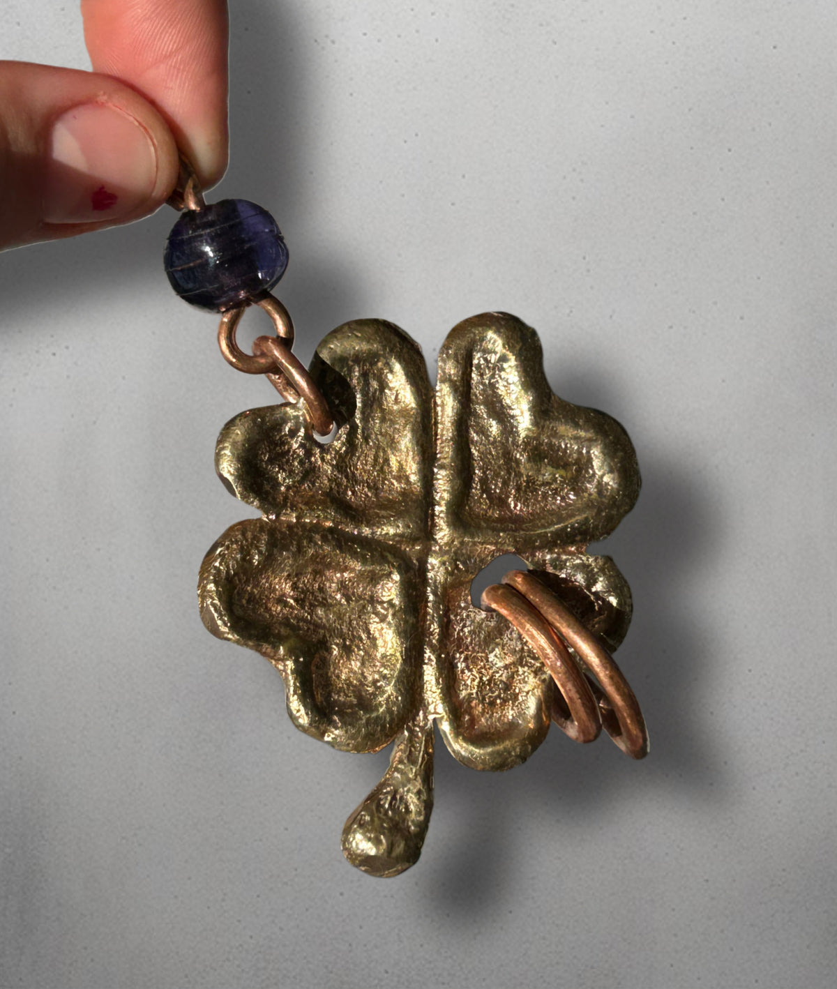 The LUCKY charm in bronze