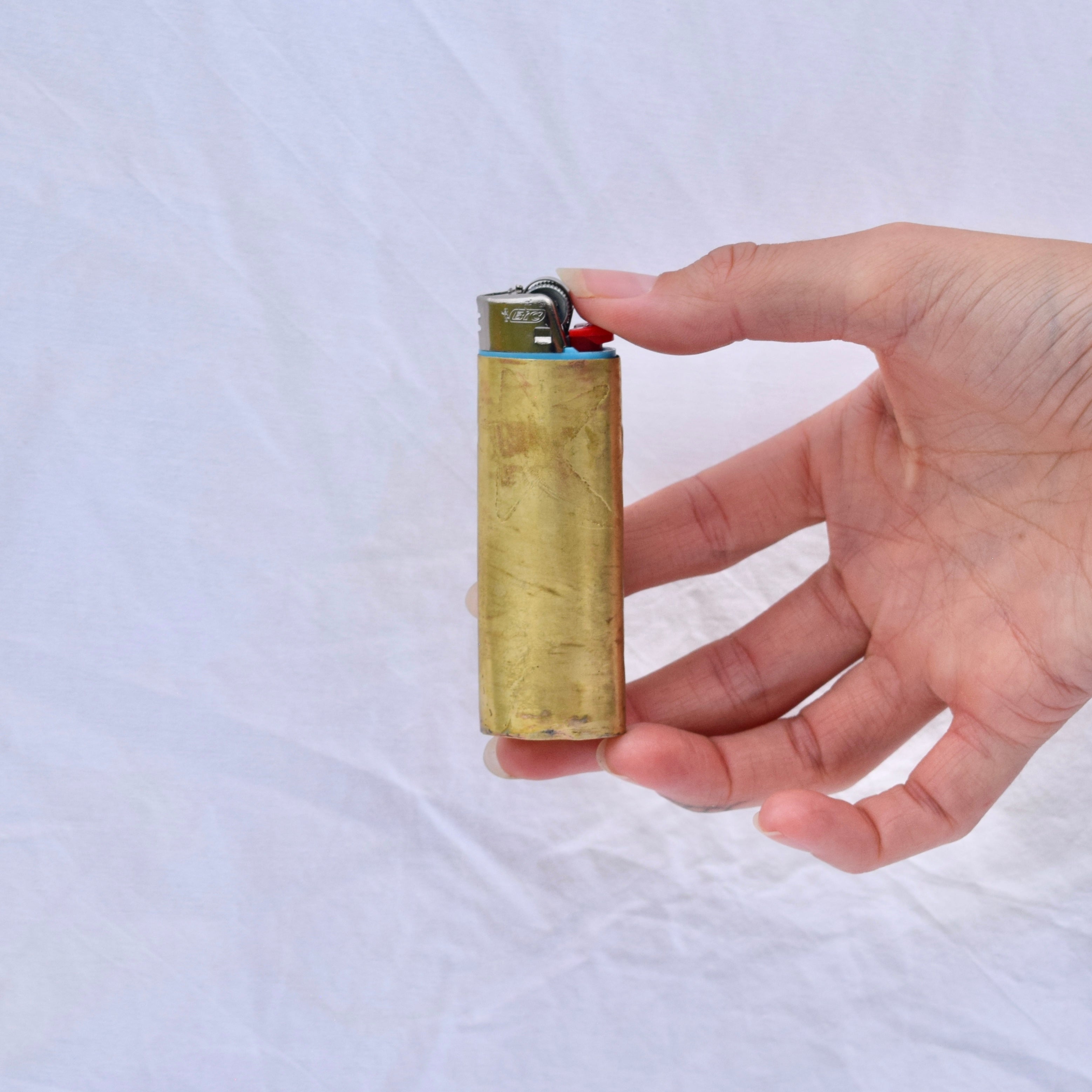 Faint Star Bronze Lighter Case